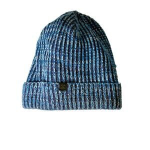 All In Motion Ski Hat Beanie Blue Knit Fully Fleece Lined OSFM Outdoor Winter